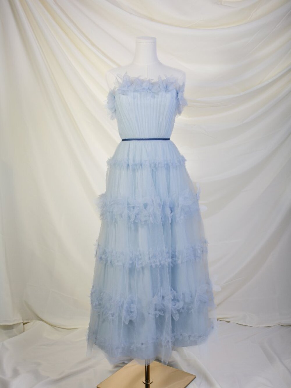 Marchesa Notte Light Blue Dress